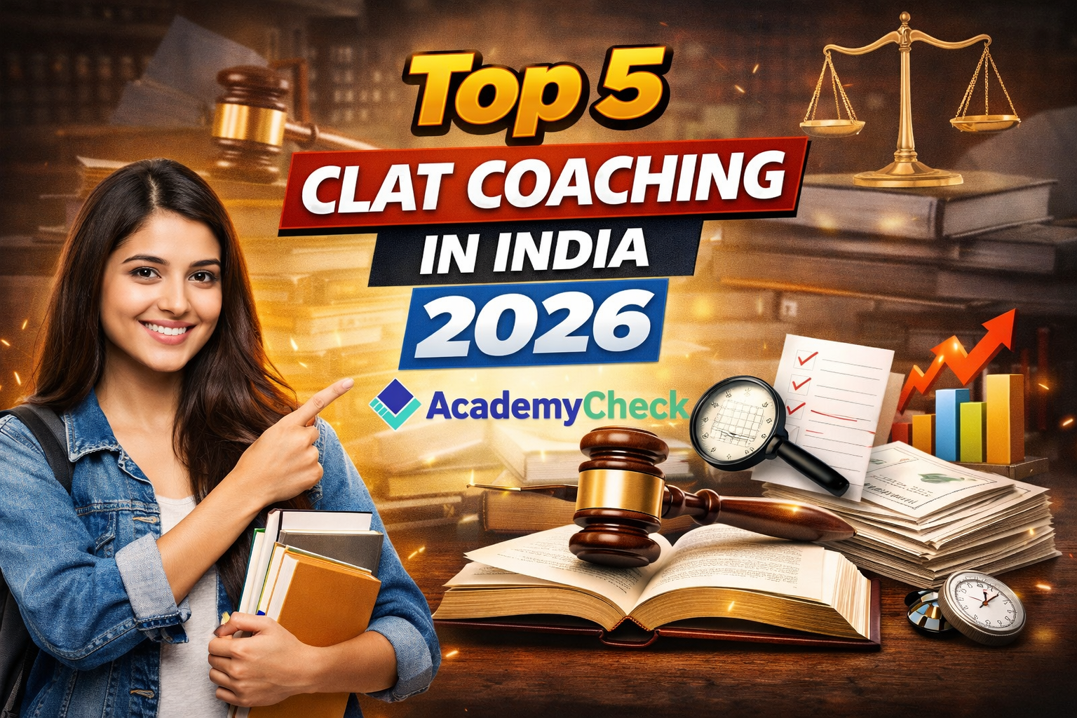 India’s Top 5 CLAT Coaching for Law Aspirants (2026 Guide)